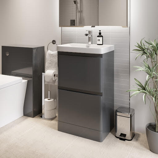 Regis Grey Free Standing Vanity Unit - 500mm Width Price Comparisons | Compare The Build