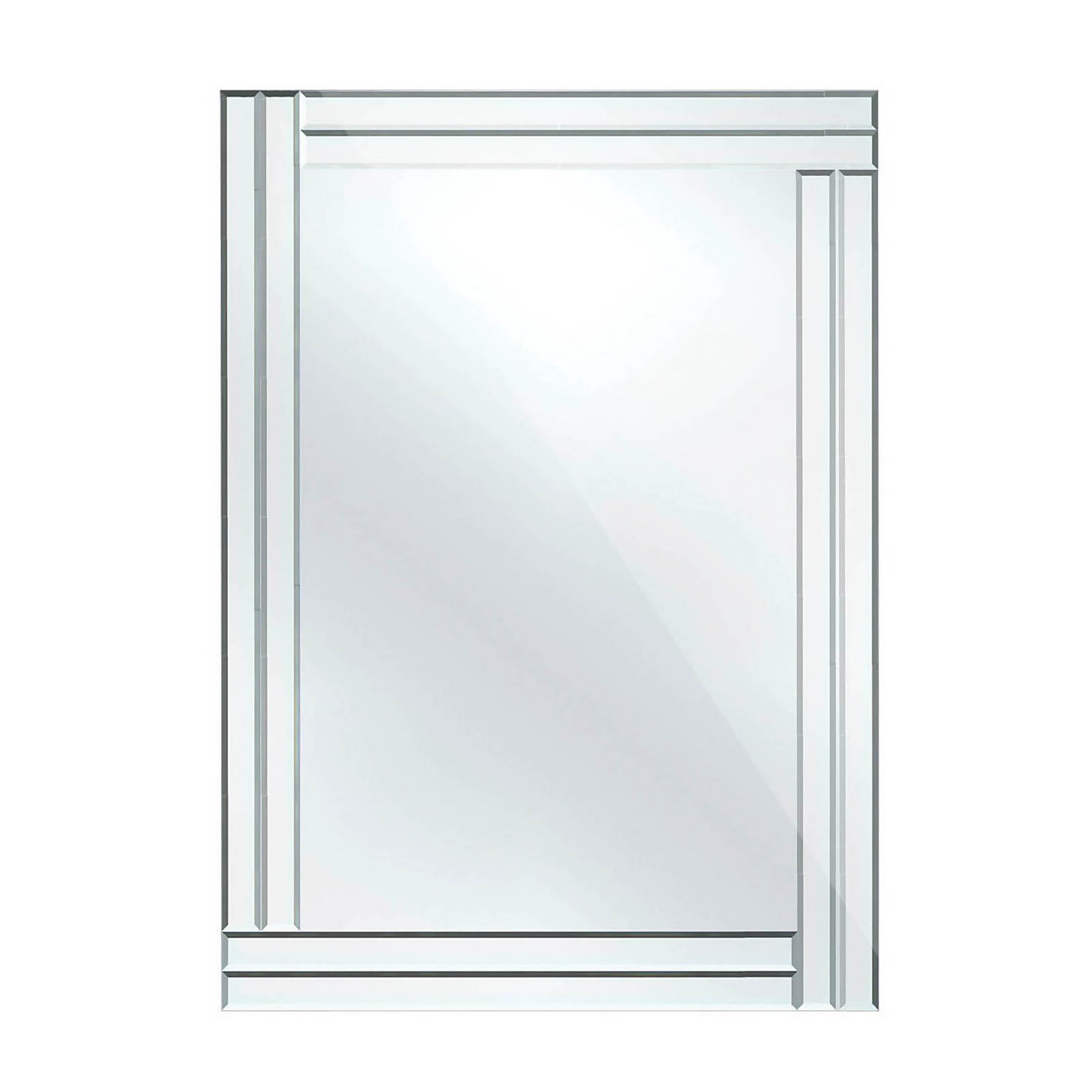 Bevelled Edge Wall Mirror - 50x70cm Price Comparisons | Compare The Build