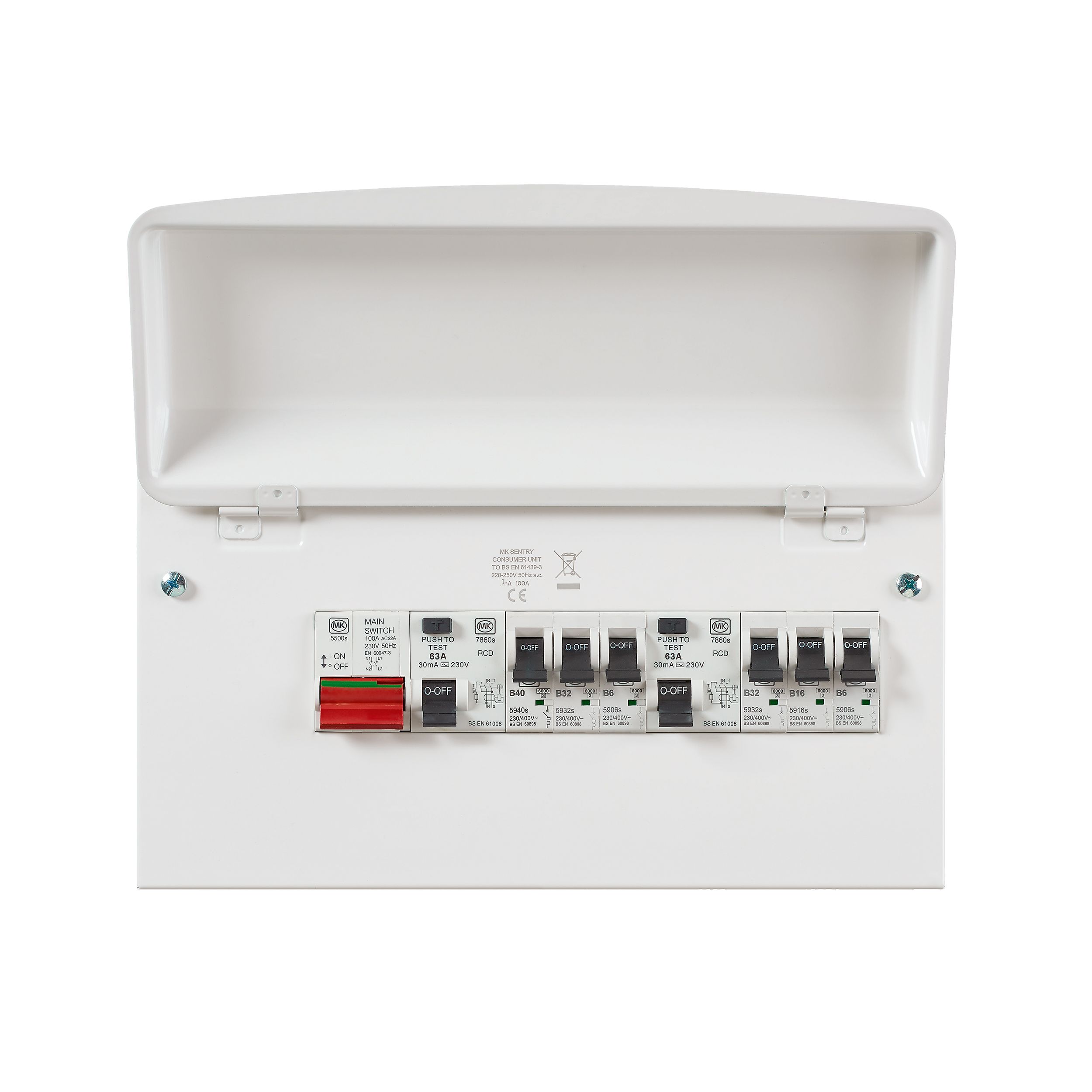 Mk 100A 12-Way Consumer Unit Price Comparisons | Compare The Build