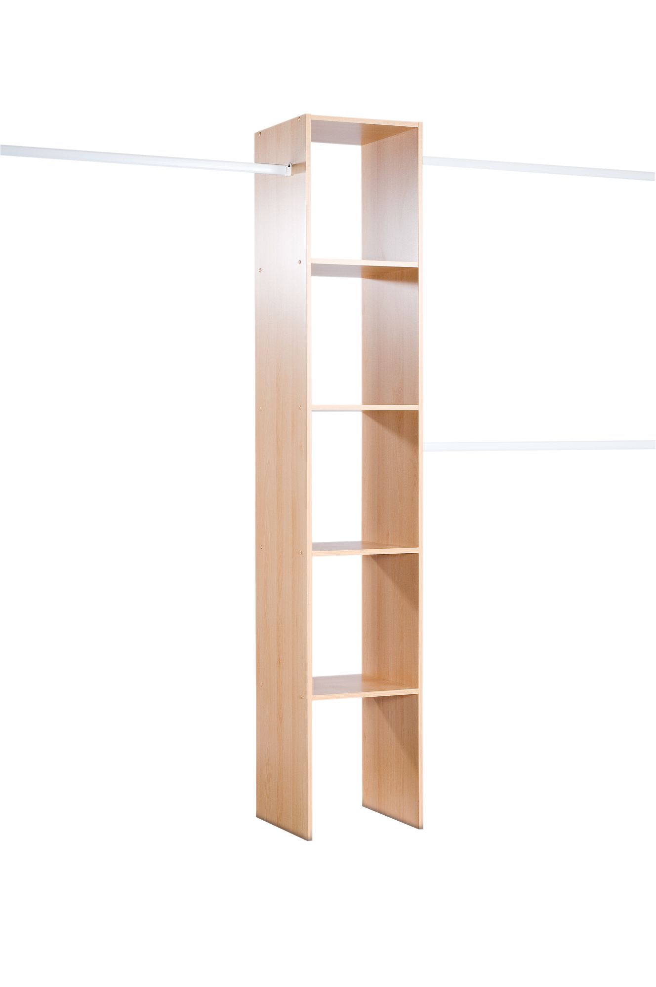 Beech Effect Wardrobe Shelving Unit (H)2032mm (W)365mm Price Comparisons | Compare The Build