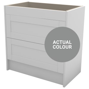 Duarti By Calypso Highwood 800mm Full Depth 2 Drawer Floor Standing Vanity Unit - Twilight Grey Price Comparisons | Compare The Build