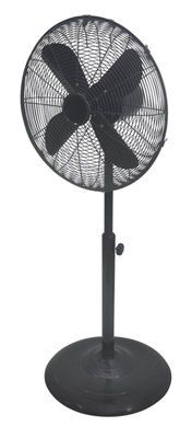 Blyss Dark Grey 16" 55W Pedestal Fan Price Comparisons | Compare The Build