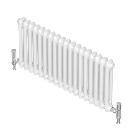 Purmo Forza Horizontal 2 Column Designer Radiator White 500 X 552mm Price Comparisons | Compare The Build