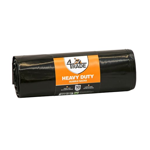 4TRADE Heavy Duty Rubble Sack 535mm x 820mm Roll of 10 Price Comparisons | Compare The Build
