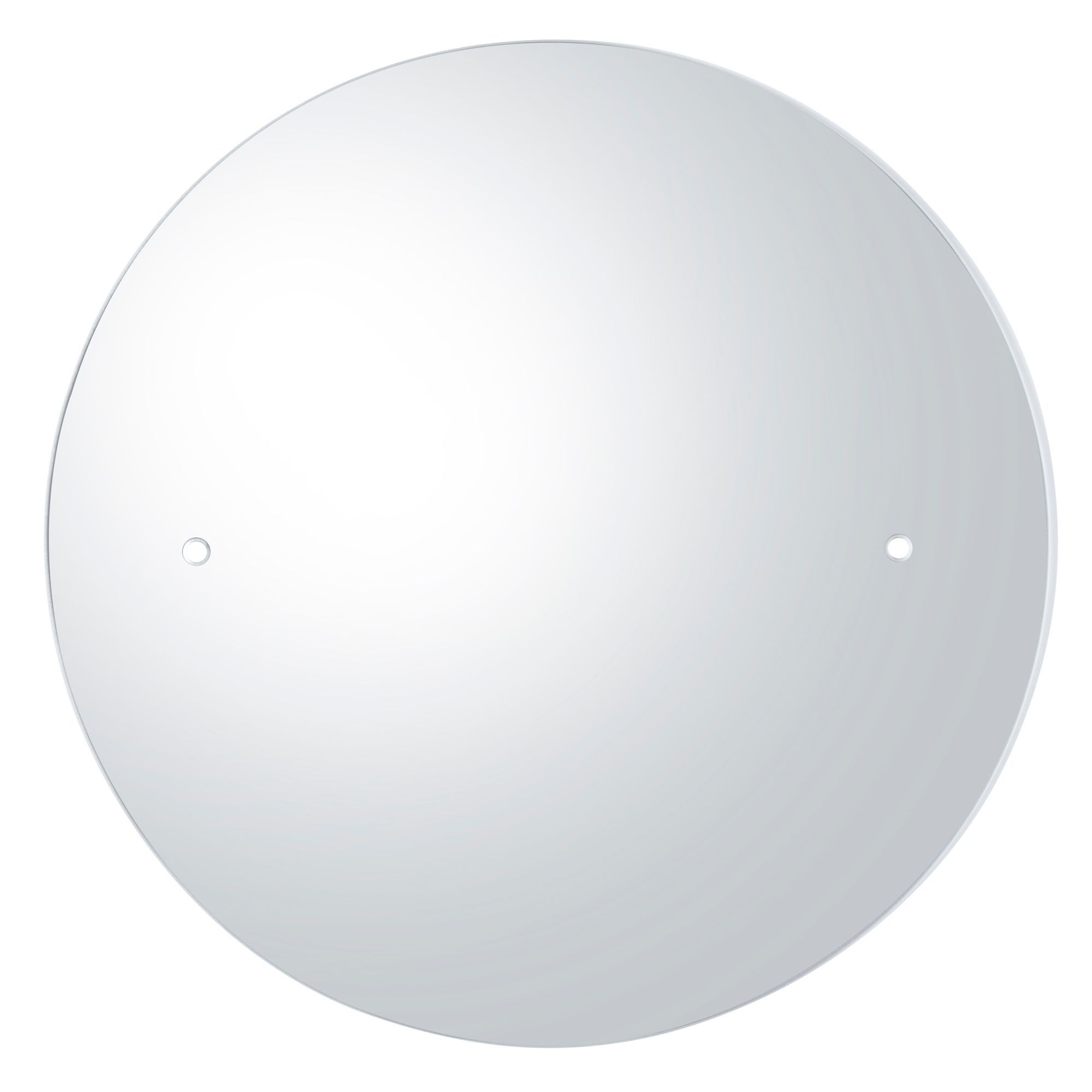 Colours Clear Circular Frameless Mirror (H)400mm (W)400mm Price Comparisons | Compare The Build