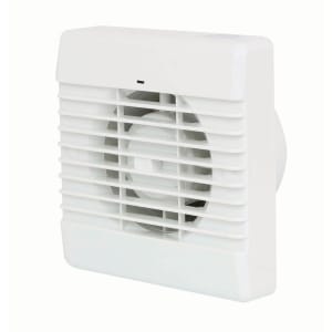 Manrose White Bathroom Fan with Pullcord - 100mm | Compare The Build