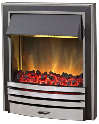 Blyss Arkansas Chrome Effect Electric Fire Sceptre2 Price Comparisons | Compare The Build