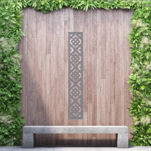 Aluminium Privacy Screen Diamond - Free Standing - 1800mm x 300mm Grey Price Comparisons | Compare The Build