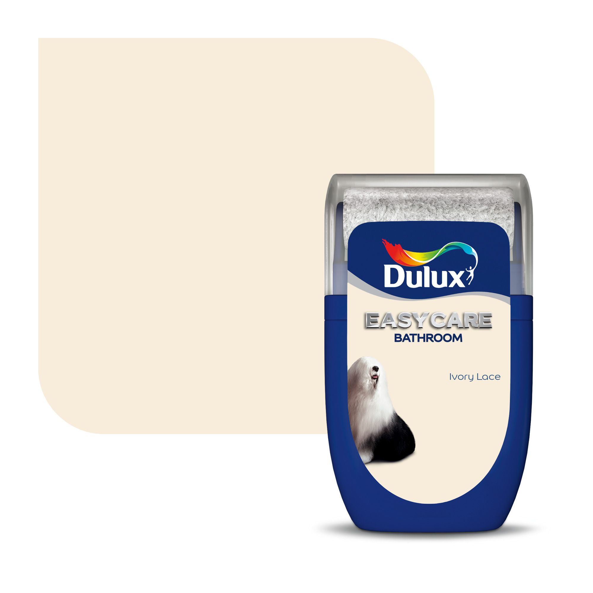 Dulux Easycare Bathroom Ivory Lace Tester Paint - 30ml Price Comparisons | Compare The Build