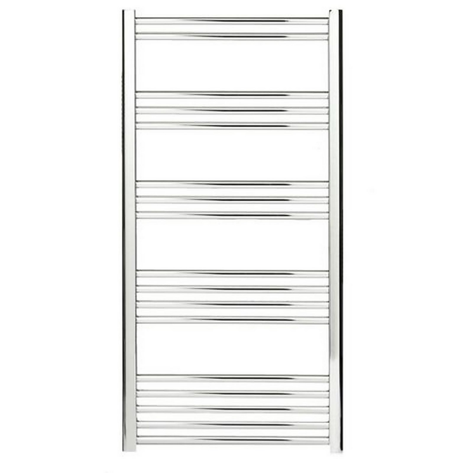 Bathstore Hamilton Chrome Curved Radiator 1200 x 500 Price Comparisons | Compare The Build