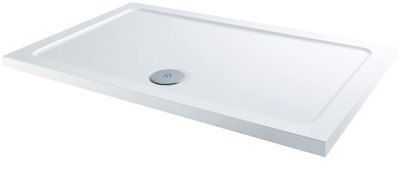 Cooke & Lewis Elements Rectangular Shower Tray (L)1200mm (W)760mm (H)40mm Price Comparisons | Compare The Build