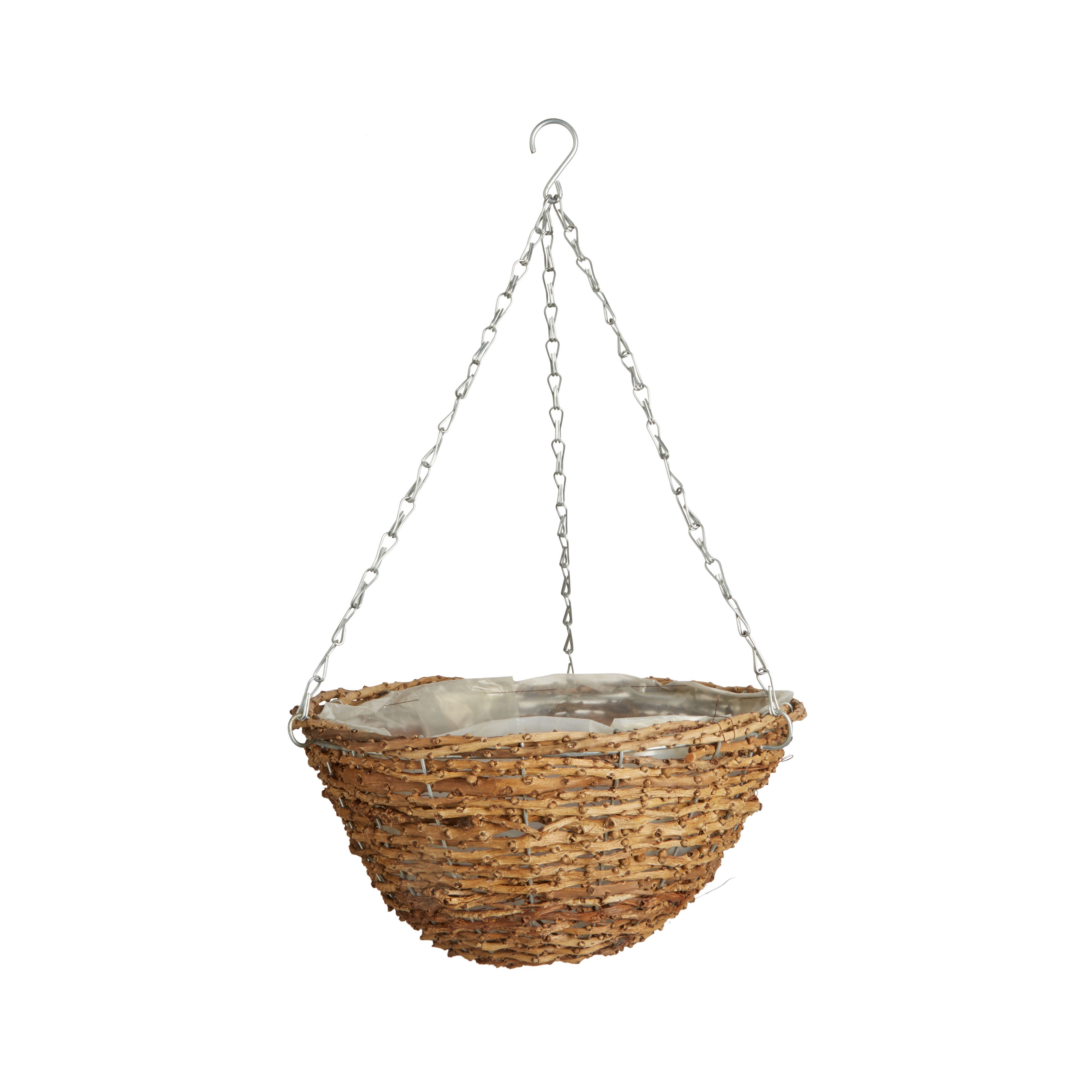 Gardman Faux Rattan Hanging Basket, 30.48Cm Price Comparisons | Compare The Build