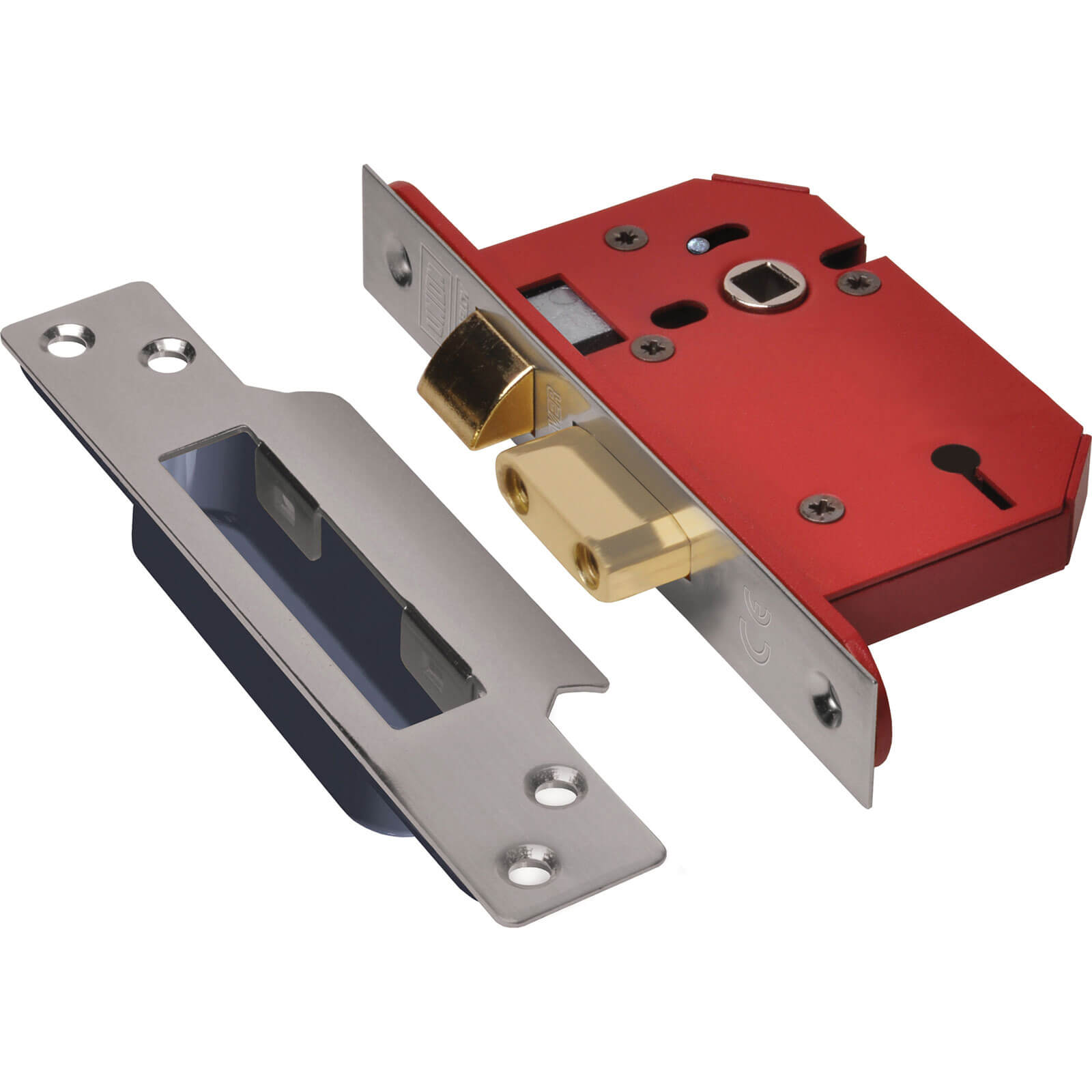 Union Strongbolt 3 Lever Mortice Sash Lock Stainless Steel 81mm 109.6mm Price Comparisons | Compare The Build