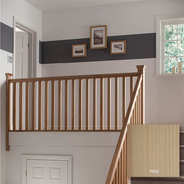 Cheshire Mouldings Traditional Pine Square 41mm Landing Project Kit, (L)2.4M Price Comparisons | Compare The Build