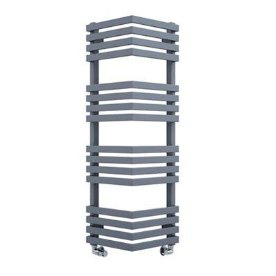 Terma Outcorner Modern Grey Towel Warmer (W)300mm X (H)1005mm Price Comparisons | Compare The Build