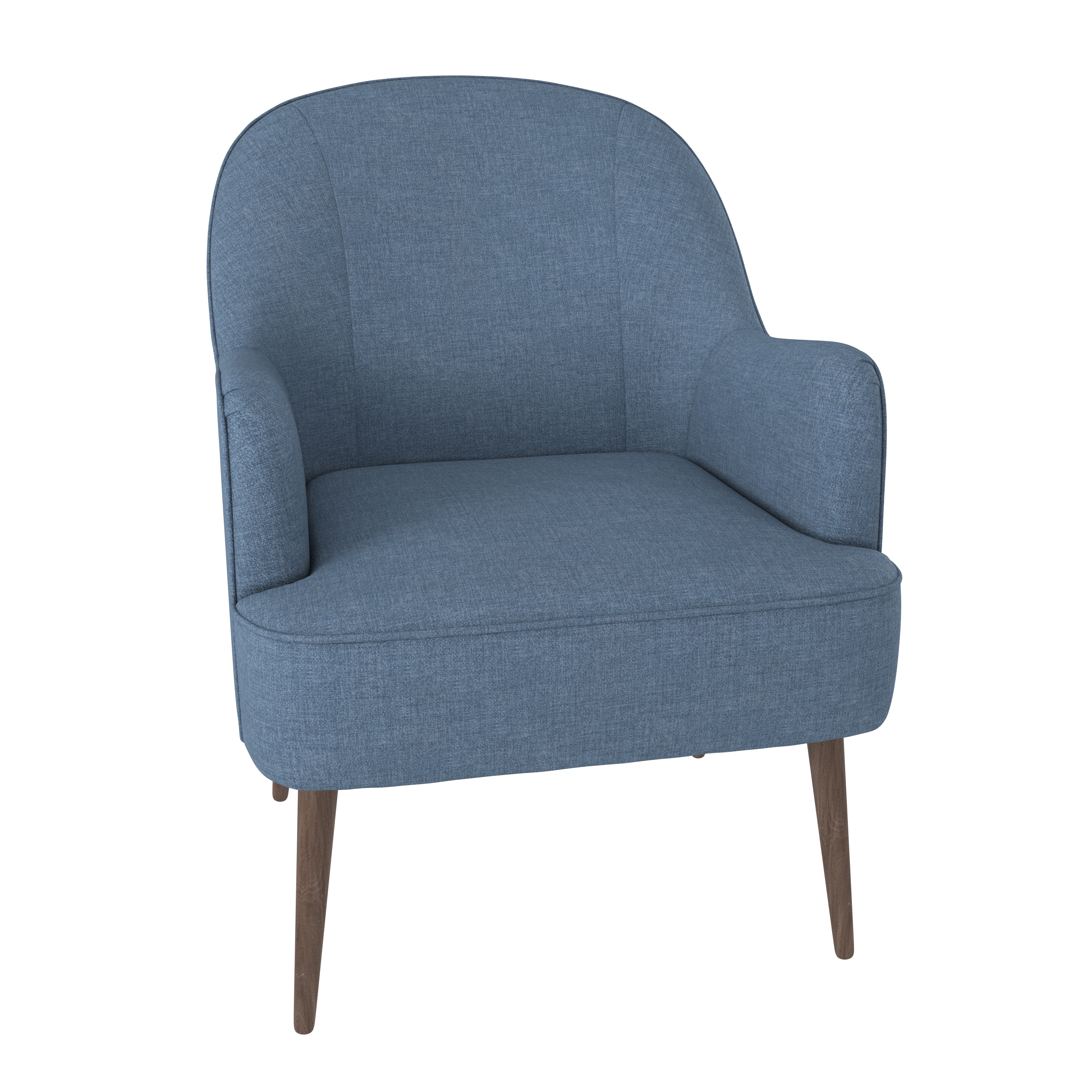 Bailey Brushed Plain Fabric Occasional Chair Blue Price Comparisons | Compare The Build