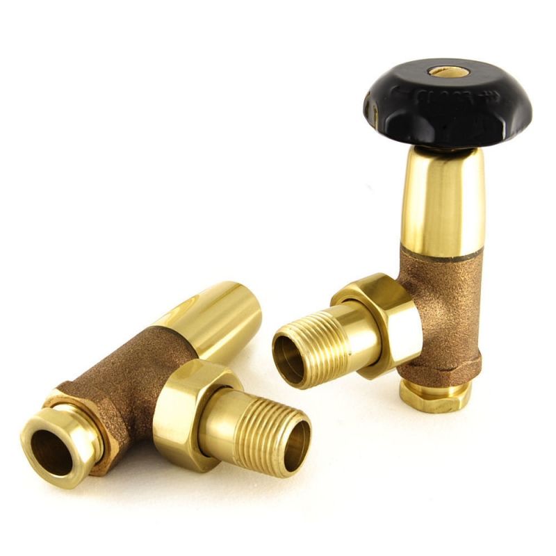 West Manual Valves, Bradley, Polished Brass Angled Price Comparisons | Compare The Build