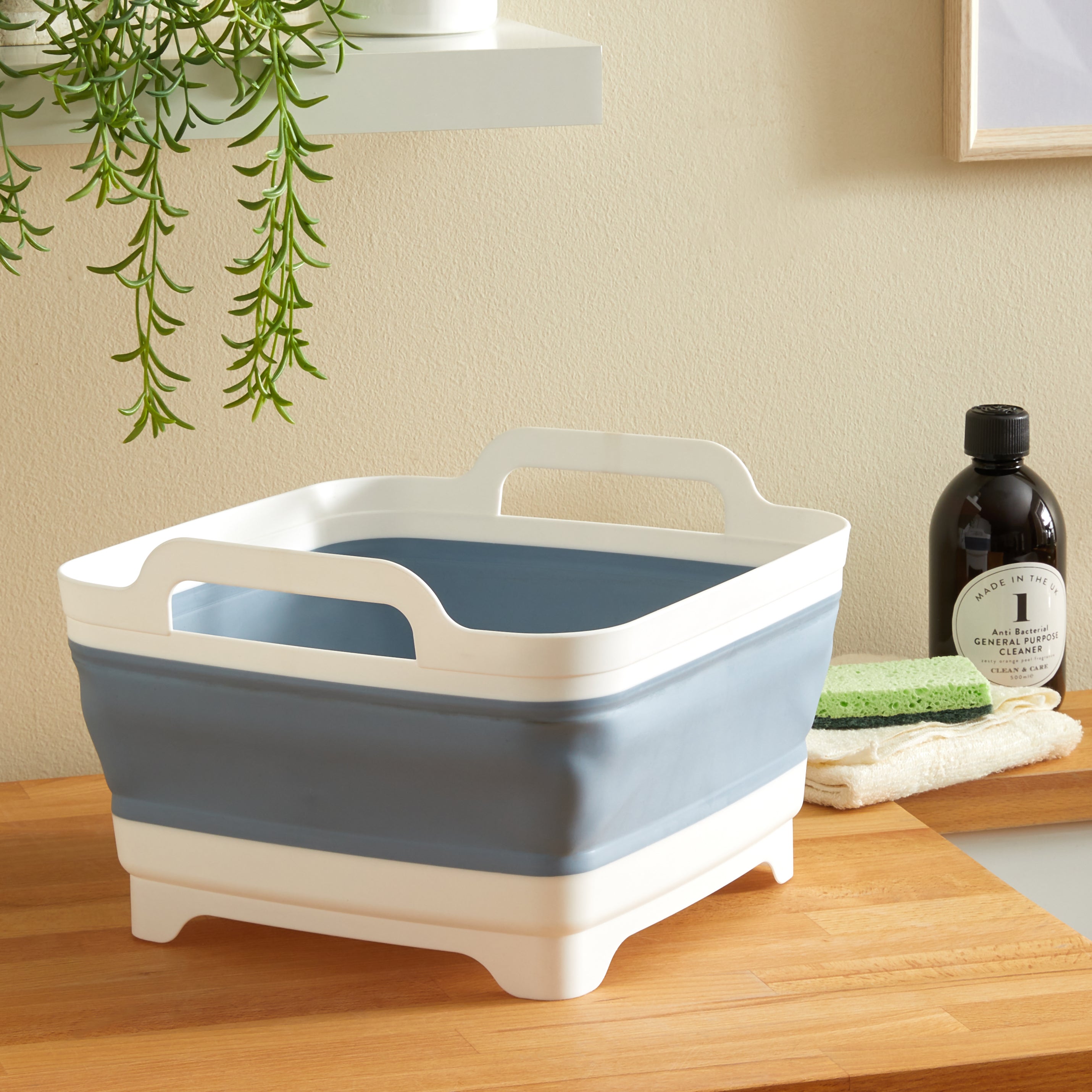 Collapsible Washing Up Bowl Blue/White Price Comparisons | Compare The Build