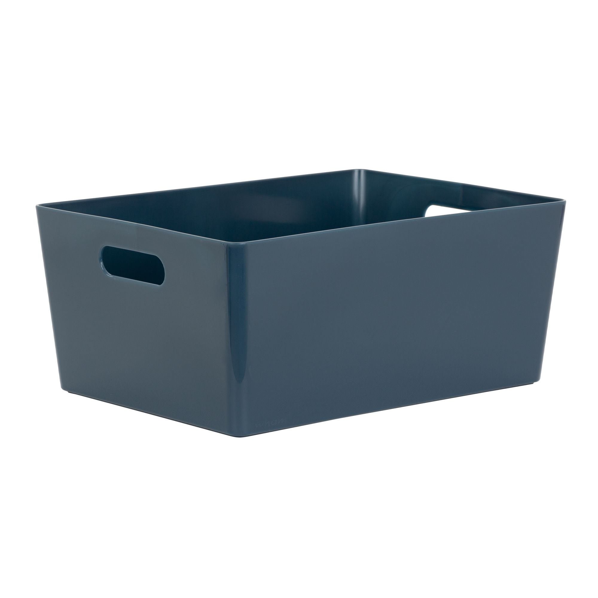 Wham Studio 5.02 High Polished Finish Dark Blue Plastic Nestable Storage Basket (H)15mm (W)35mm Price Comparisons | Compare The Build