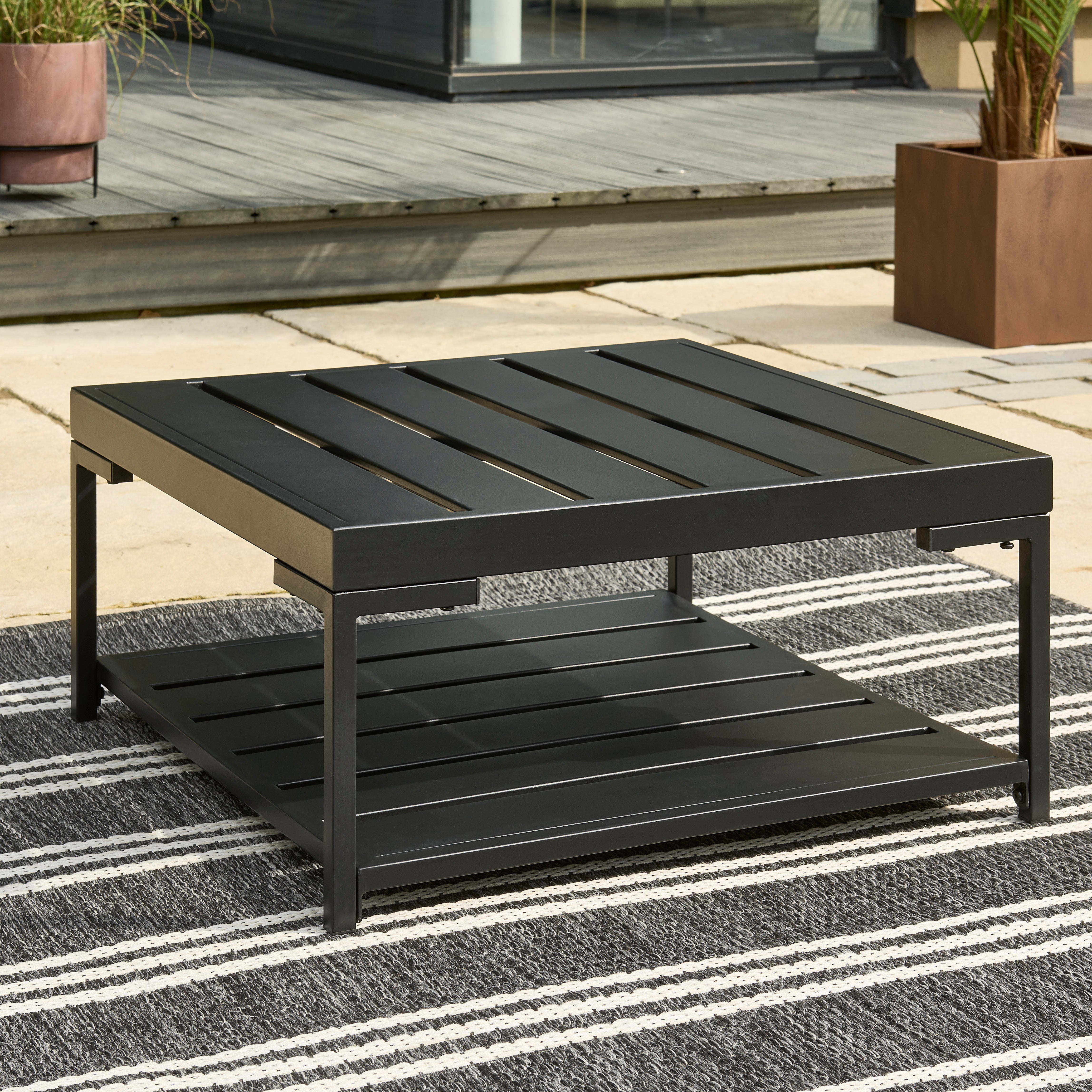 Elements Black Modular Coffee Table Black Price Comparisons | Compare The Build