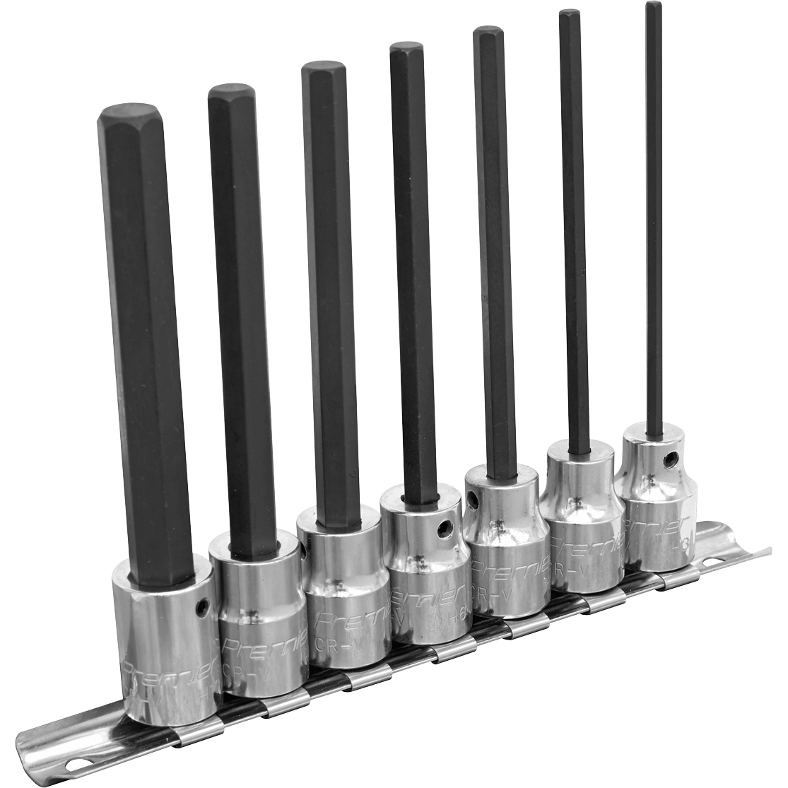 Sealey 7 Piece 3/8" Drive Long Reach Hexagon Socket Bit Set 3/8" Price Comparisons | Compare The Build