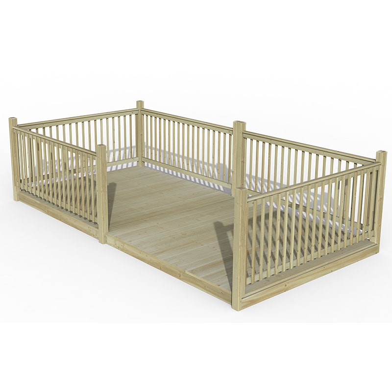 8' x 16' Forest Patio Deck Kit No. 7 (2.4m x 4.8m) Price Comparisons | Compare The Build