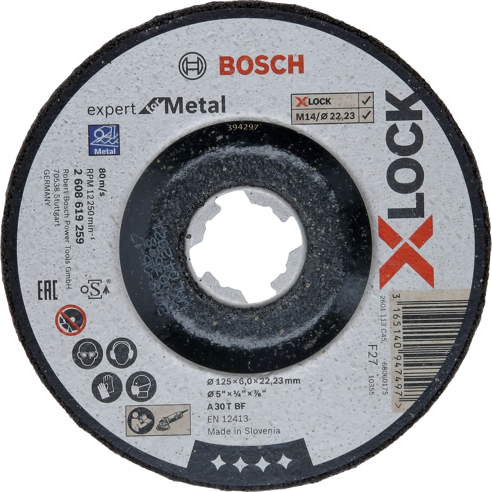 Bosch Expert X Lock Depressed Centre Grinding Disc 125mm 6mm 22mm Price Comparisons | Compare The Build