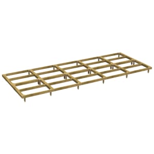 Power Sheds 20 x 8ft Pressure Treated Garden Building Base Kit Price Comparisons | Compare The Build