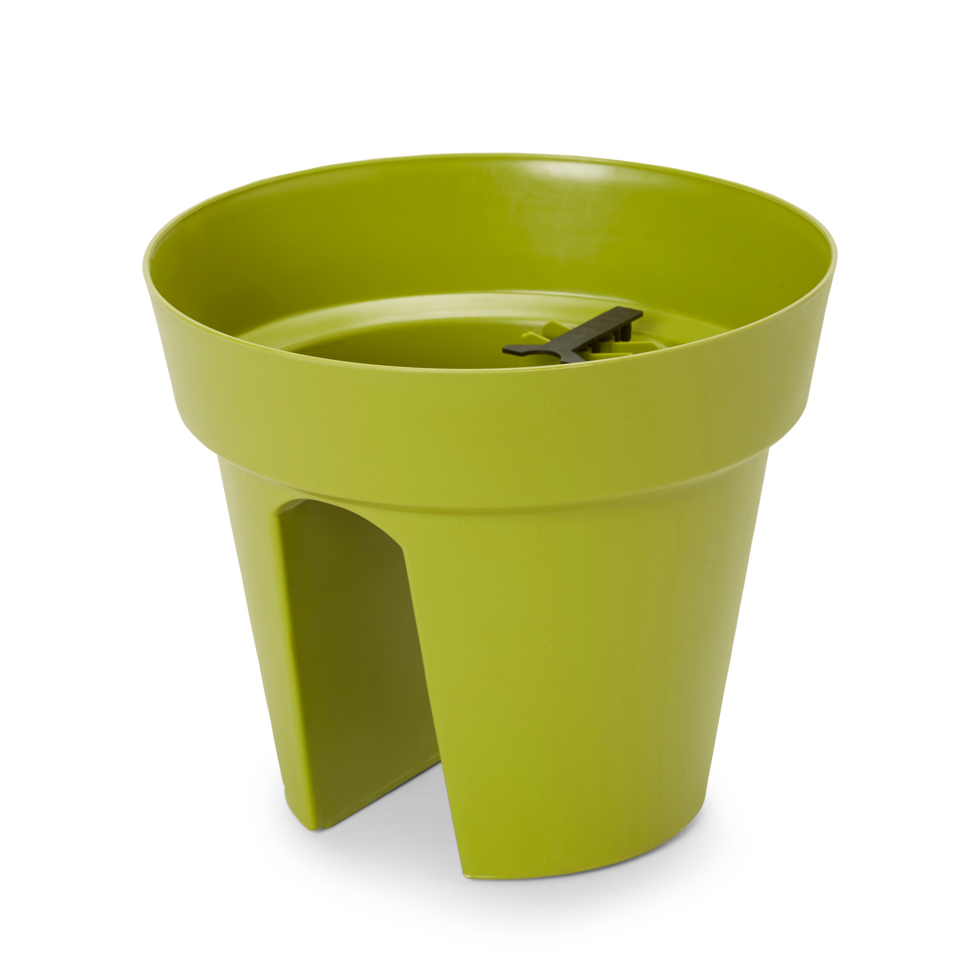 Blooma Nurgul Green Plastic Circular Railing Plant Pot (Dia)28Cm Price Comparisons | Compare The Build