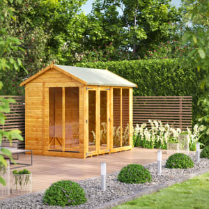 Power Sheds 8 x 6ft Apex Shiplap Dip Treated Summerhouse | Compare The Build