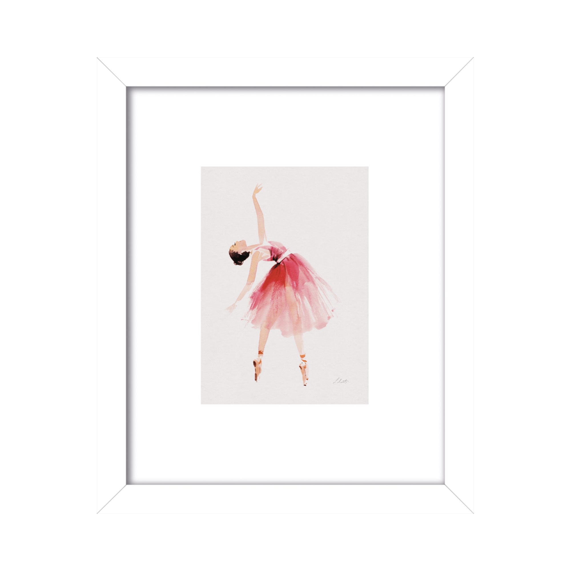 The Art Group Ballerina I Framed Print Pink Price Comparisons | Compare The Build