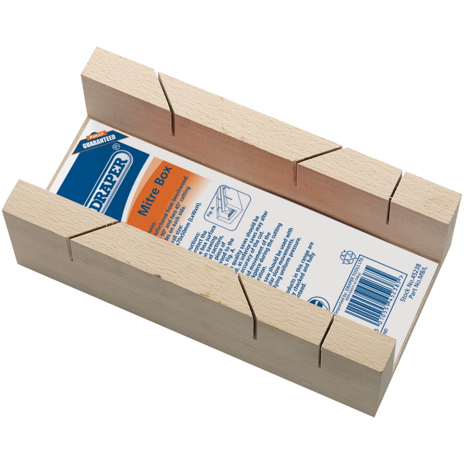 Draper Beechwood Mitre Box 225mm | Compare The Build