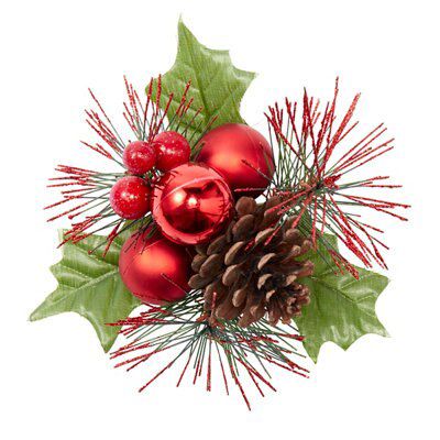 Red Glitter Effect Foliage Stem Price Comparisons | Compare The Build