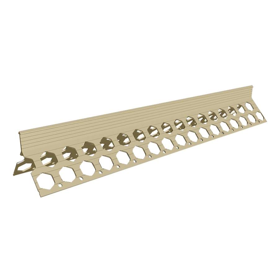 Renderplas 15mm PVC Angle/Corner Bead in Ivory 2.5m Length - Box of 25 PVCu Monocouche Render Systems 15ANGI Price Comparisons | Compare The Build