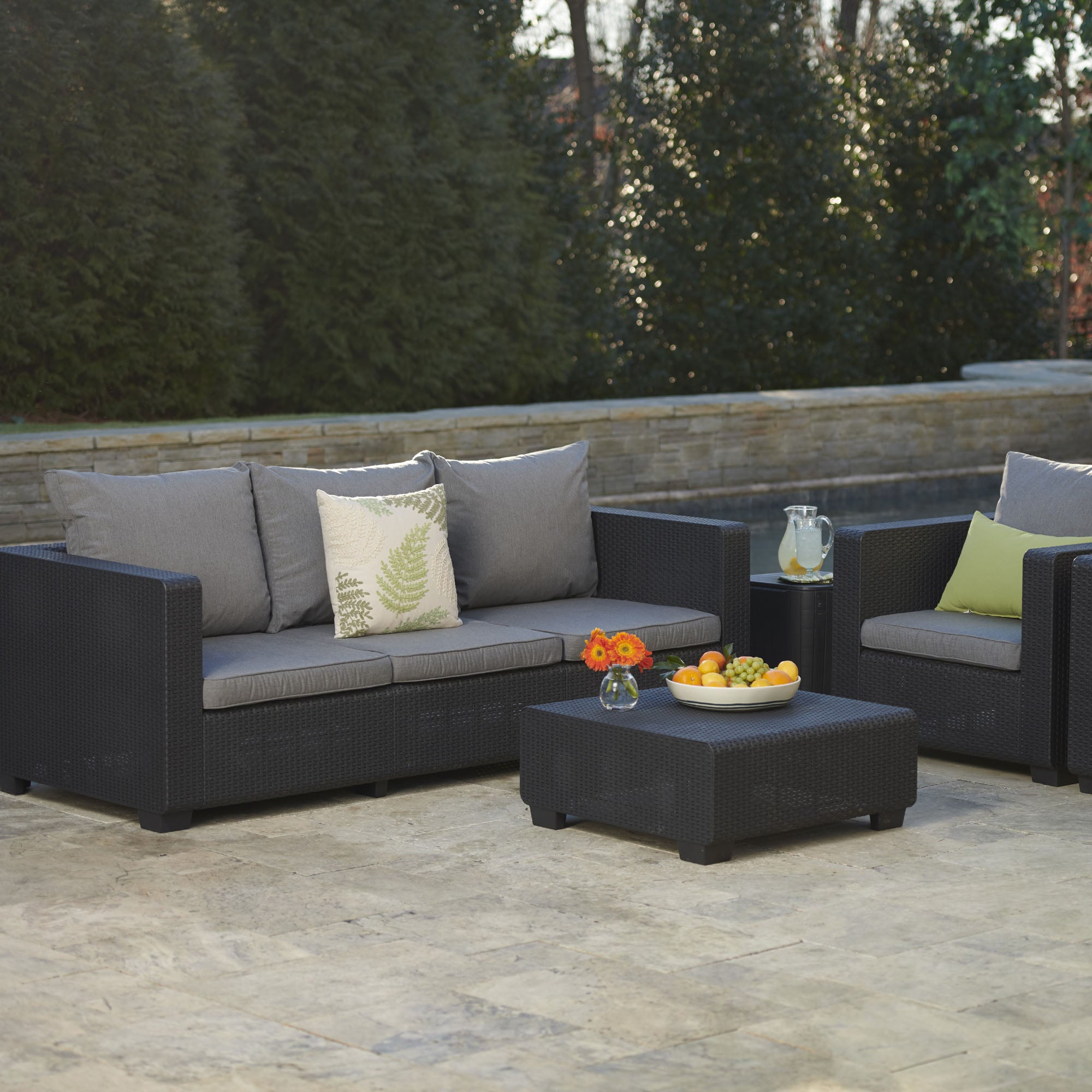 Salta 5 Seater Sofa Set Grey | Compare The Build