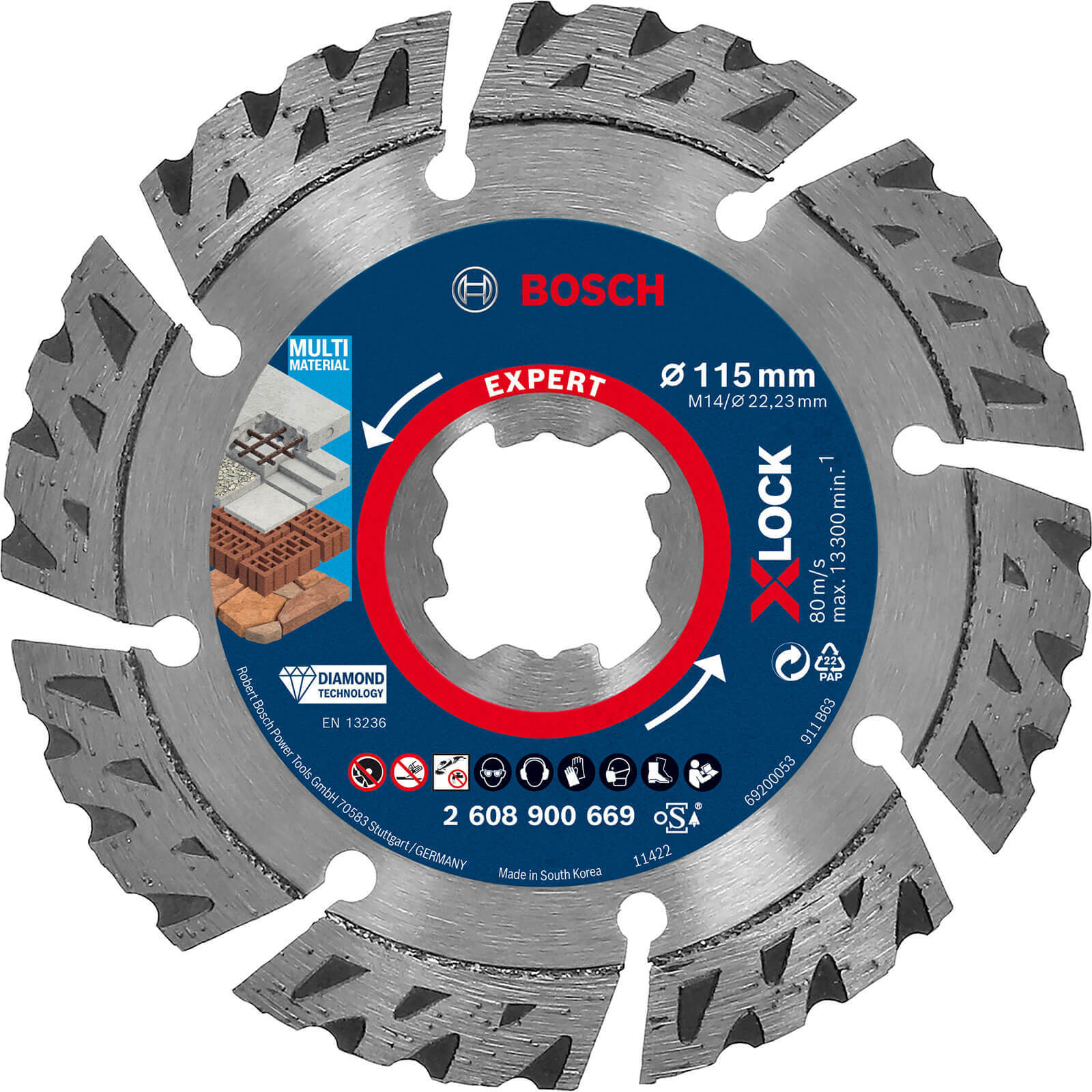 Bosch Expert Multi Material X Lock Diamond Cutting Disc 115mm 2.4mm 22mm Price Comparisons | Compare The Build