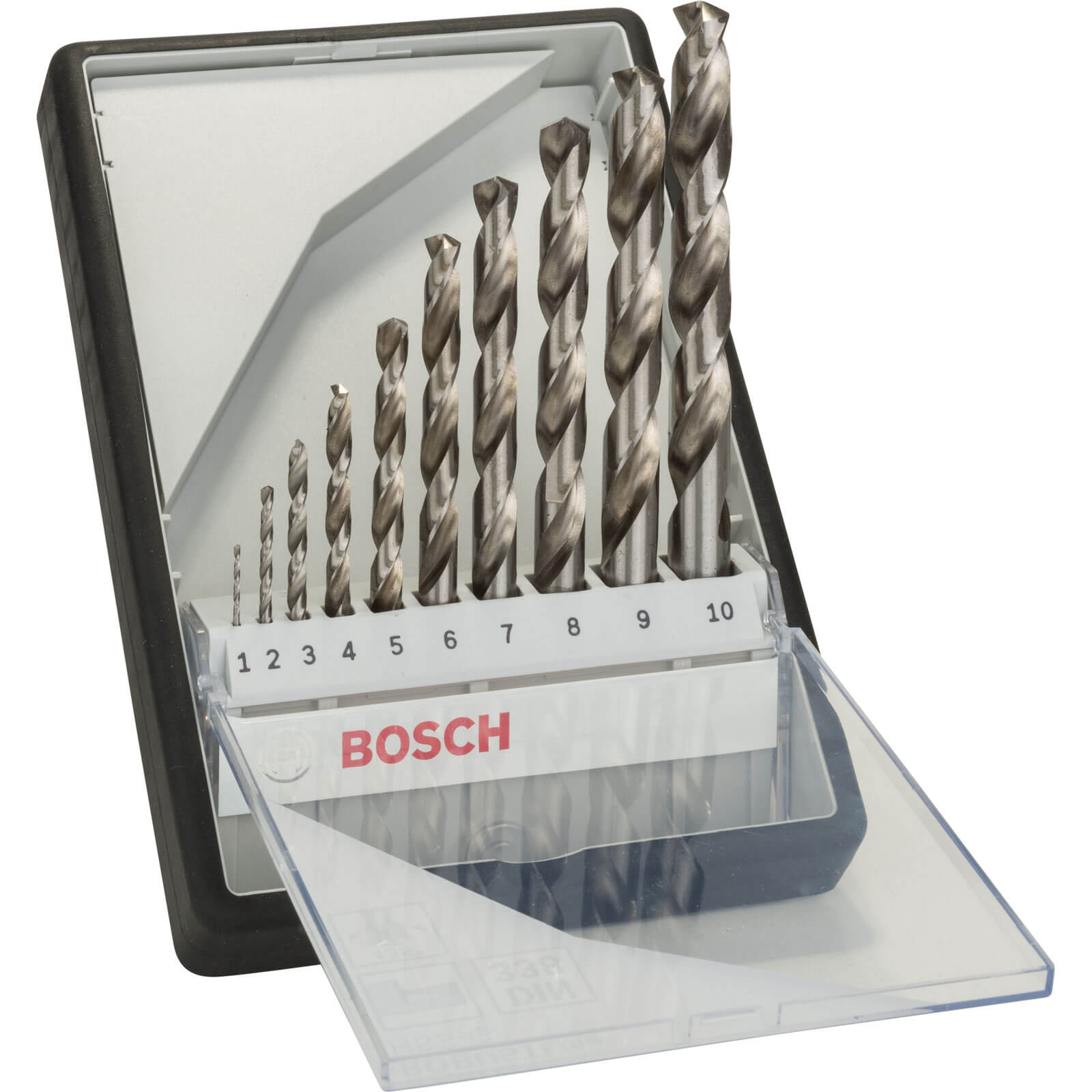 Bosch Robust Line 10 Piece HSS-G Drill Bit Set Price Comparisons | Compare The Build