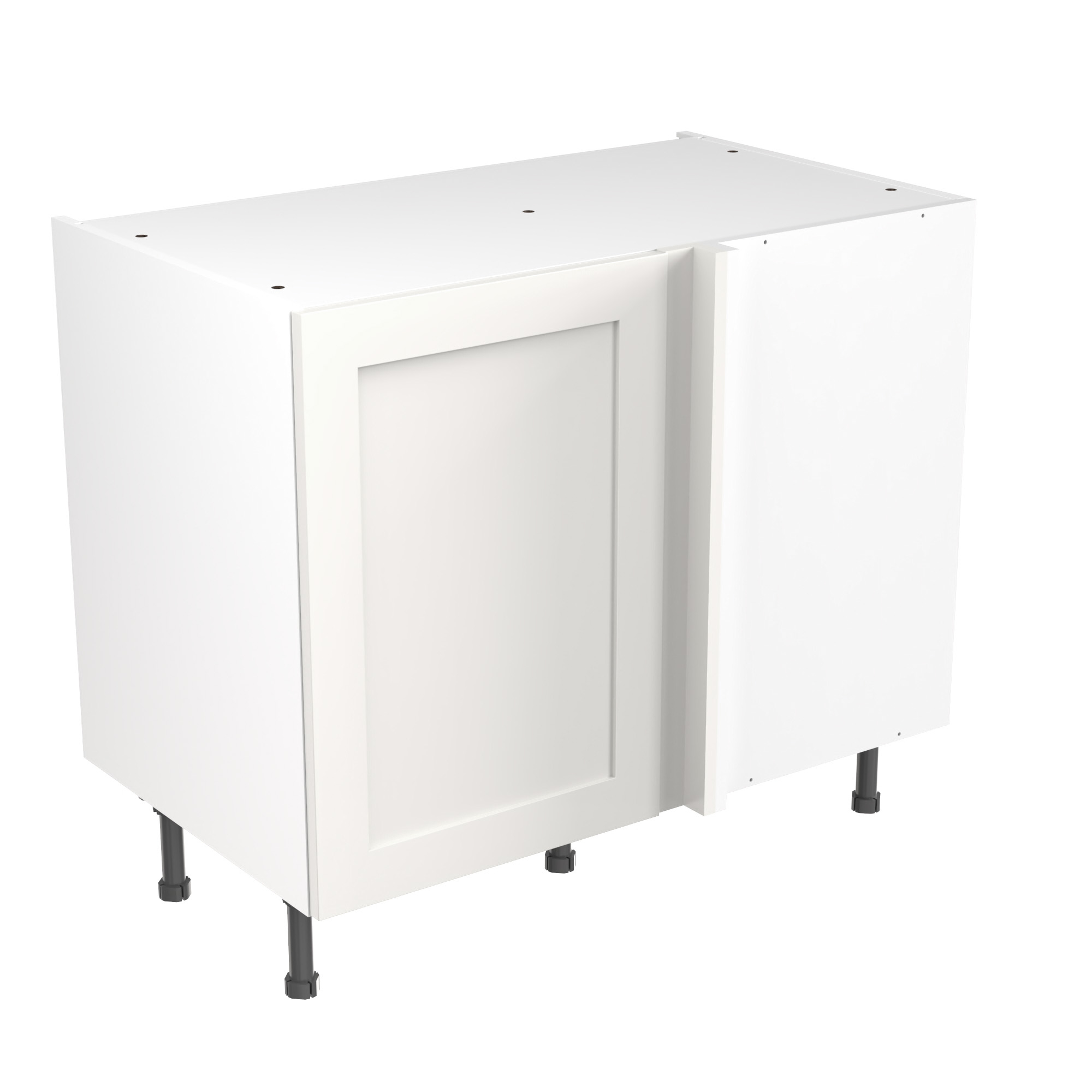 Flatpack Corner Base Unit Shaker Ultra Matt White 1000mm - FKKH0509 Price Comparisons | Compare The Build