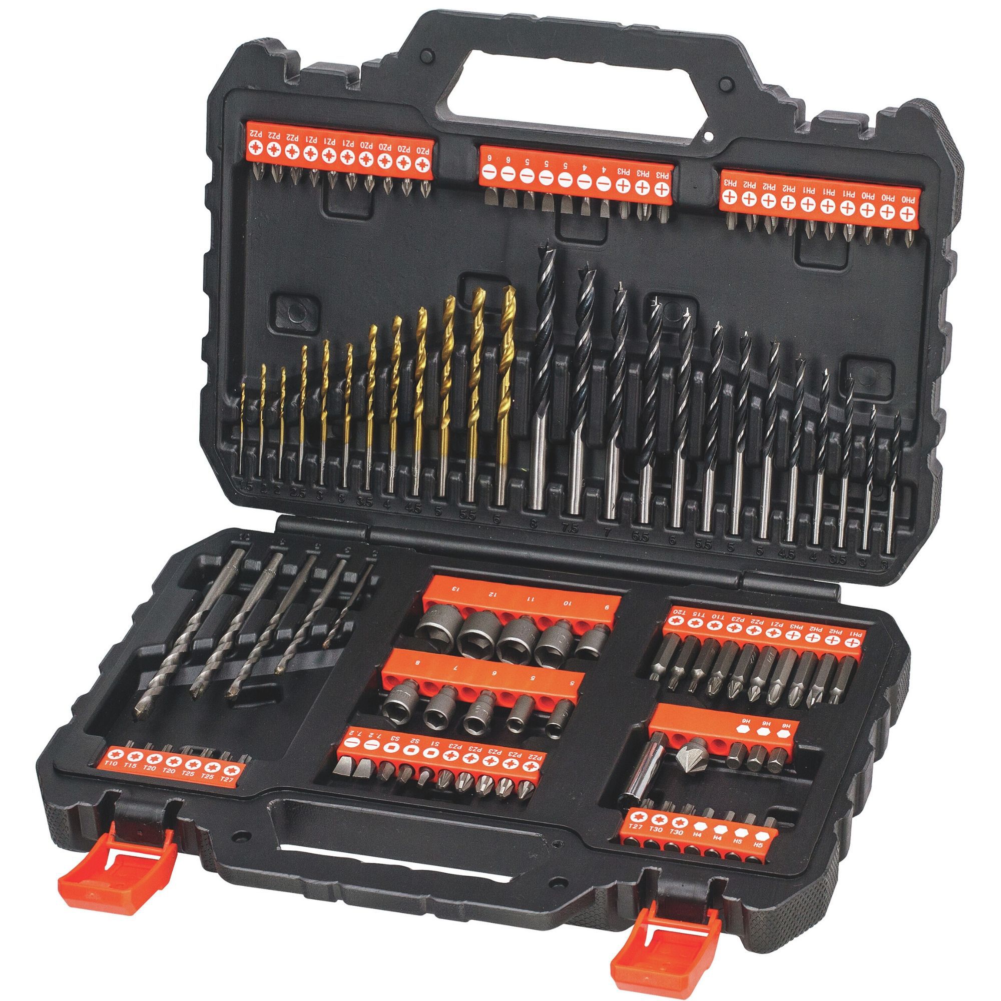 Black+Decker 109 Piece Mixed Drill & Screwdriver Bit Price Comparisons | Compare The Build