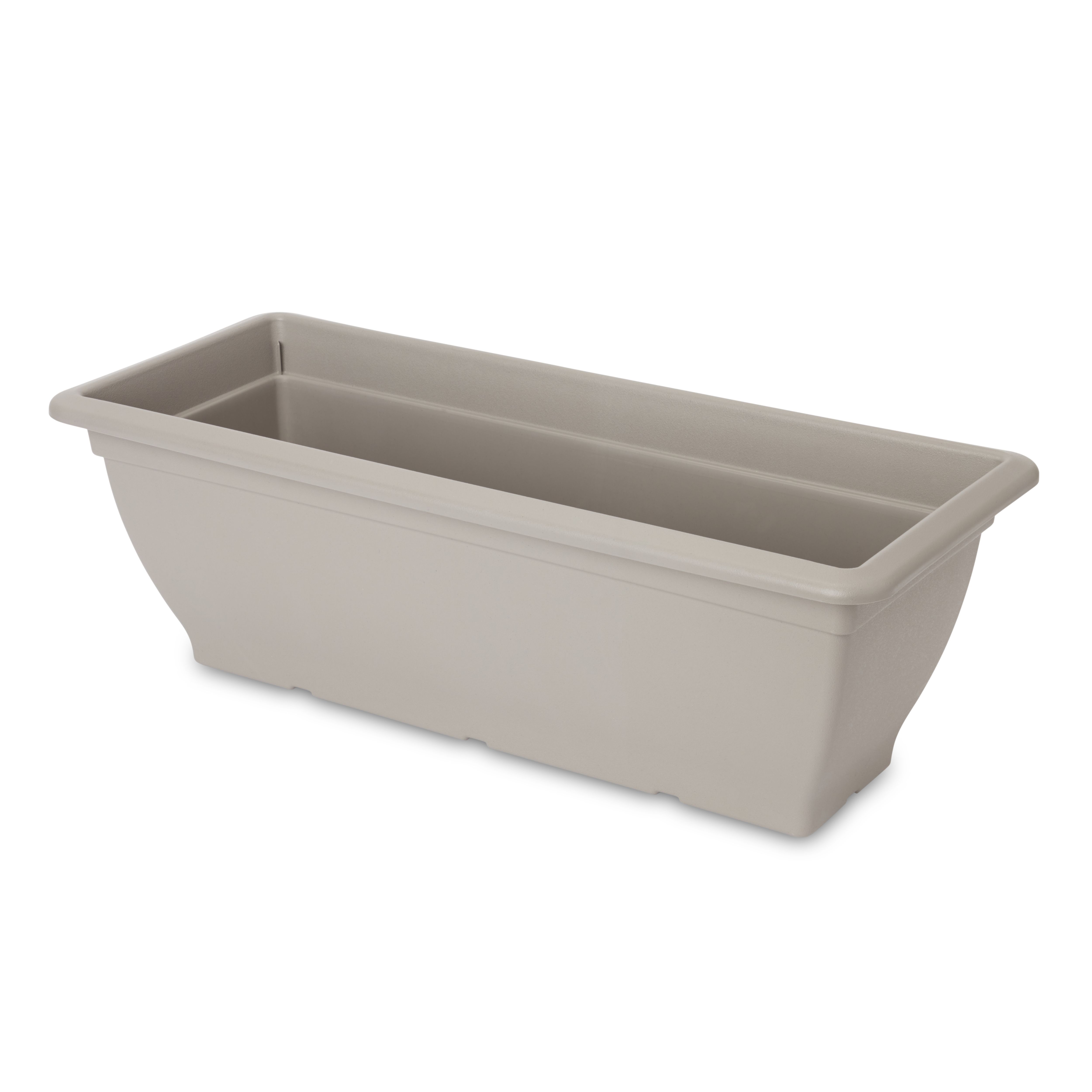 Blooma Florus Taupe Plastic Bell Rectangular Trough 60Cm Price Comparisons | Compare The Build