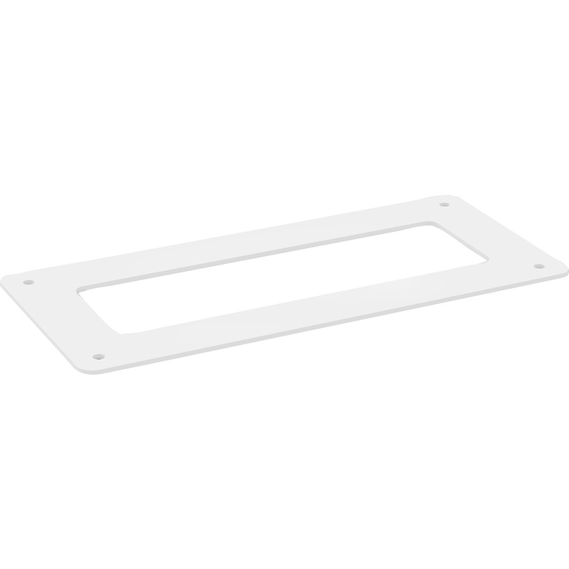 Verplas 204mm Wall Plate in White Plastic Price Comparisons | Compare The Build