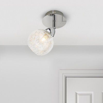 Colours Minto Gloss Chrome Effect Mains-Powered Spotlight Price Comparisons | Compare The Build