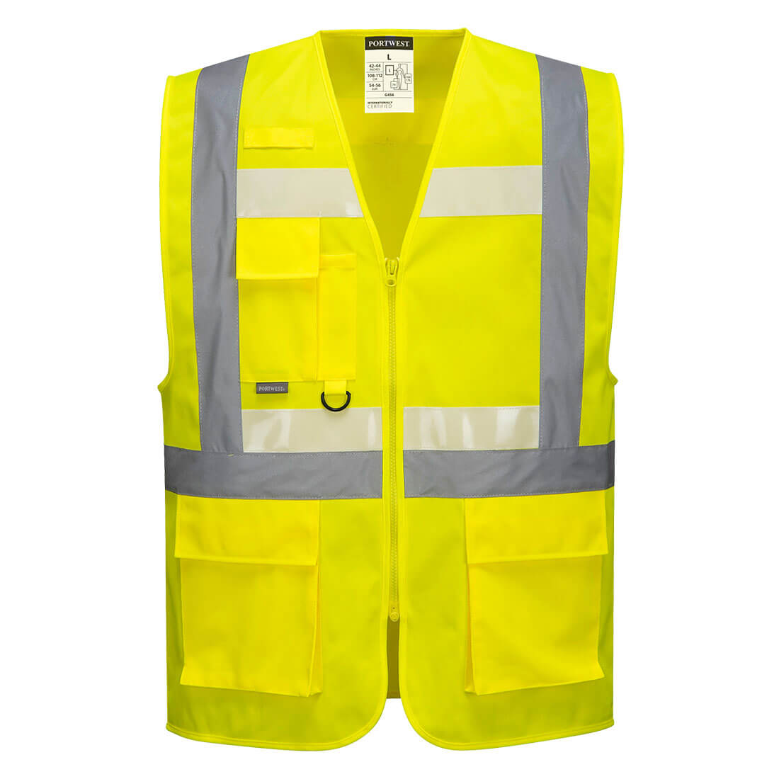 Glowtex Ezee Zip Front Executive Hi Vis Waistcoat Yellow S Price Comparisons | Compare The Build