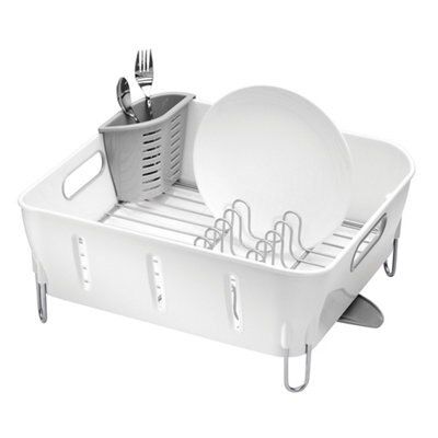 Simplehuman White Square Drainer, (W)371mm Price Comparisons | Compare The Build