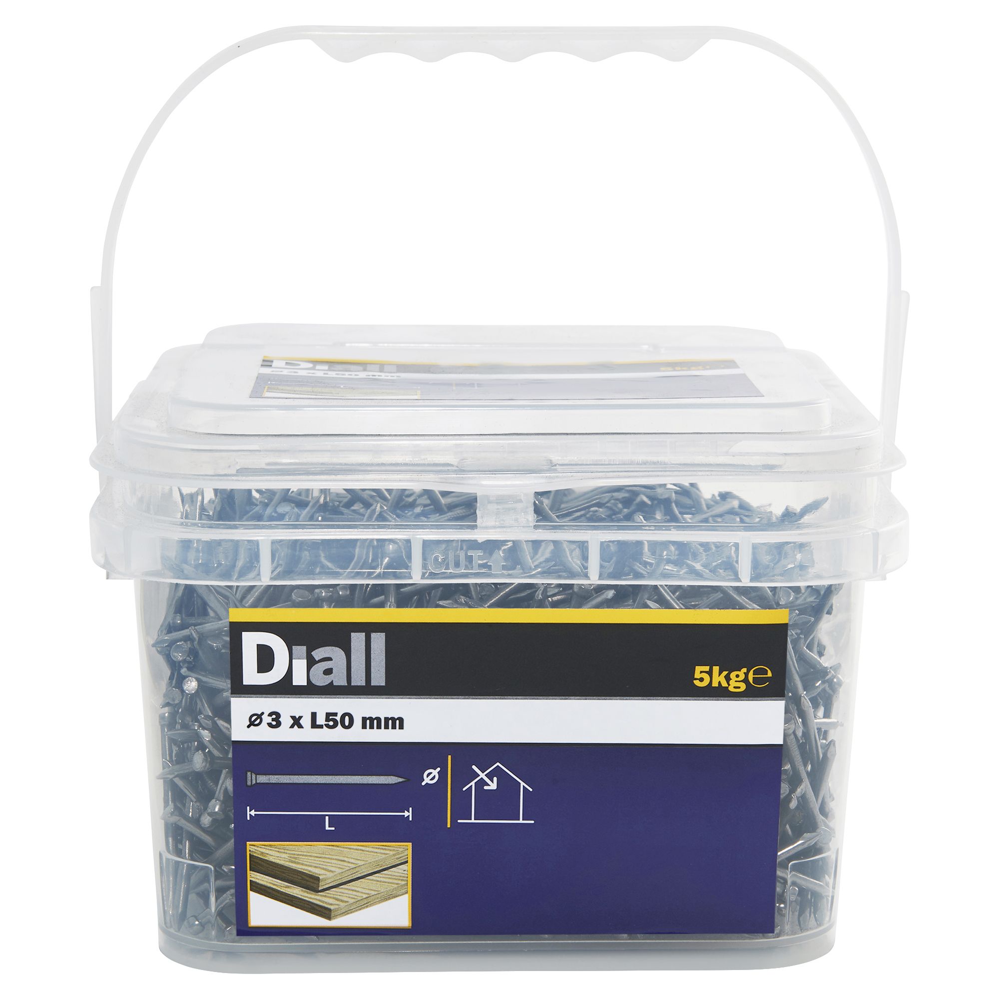 Diall Lost Head Nail (L)50mm (Dia)3mm 5Kg Price Comparisons | Compare The Build