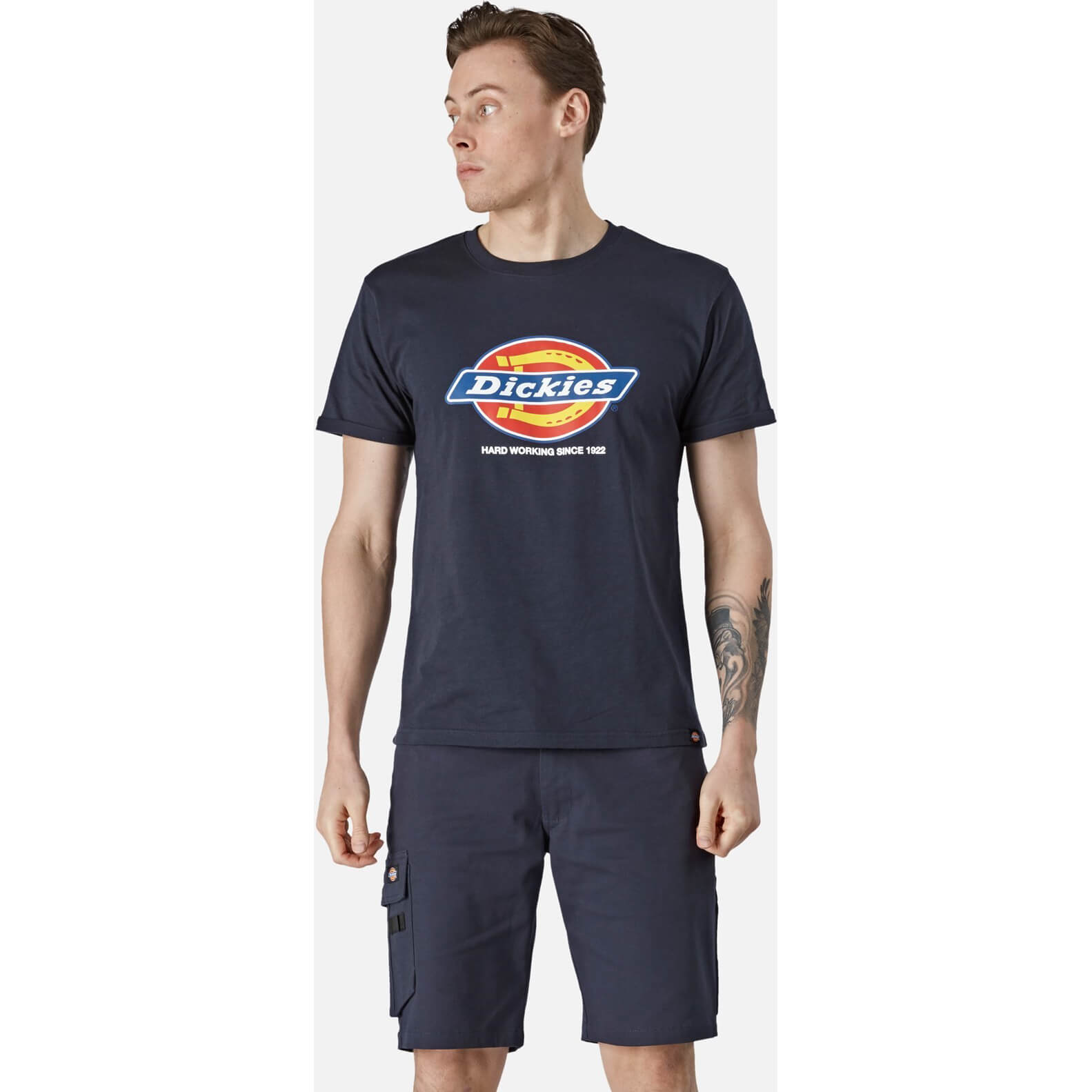 Dickies Denison T-Shirt Navy Blue 2XL Price Comparisons | Compare The Build