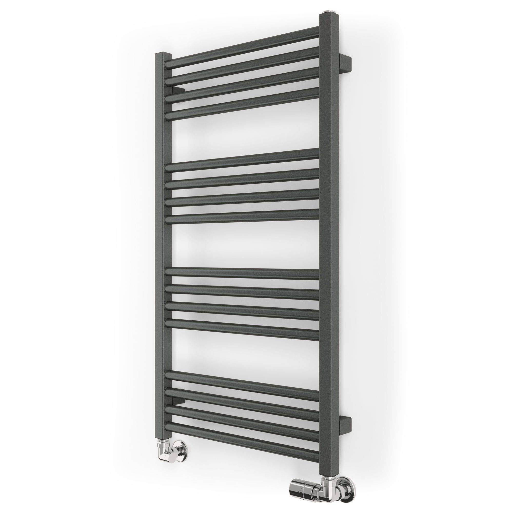 Terma Fiona T-Rail Grey Flat Towel Warmer (W)500mm X (H)900mm Price Comparisons | Compare The Build