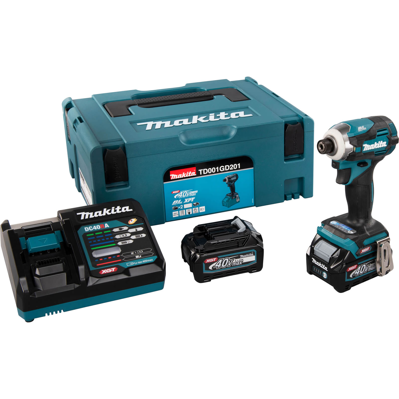 Makita TD001G 40v Max XGT Cordless Brushless Impact Driver 2 x 2.5ah Li-ion Charger Case Price Comparisons | Compare The Build