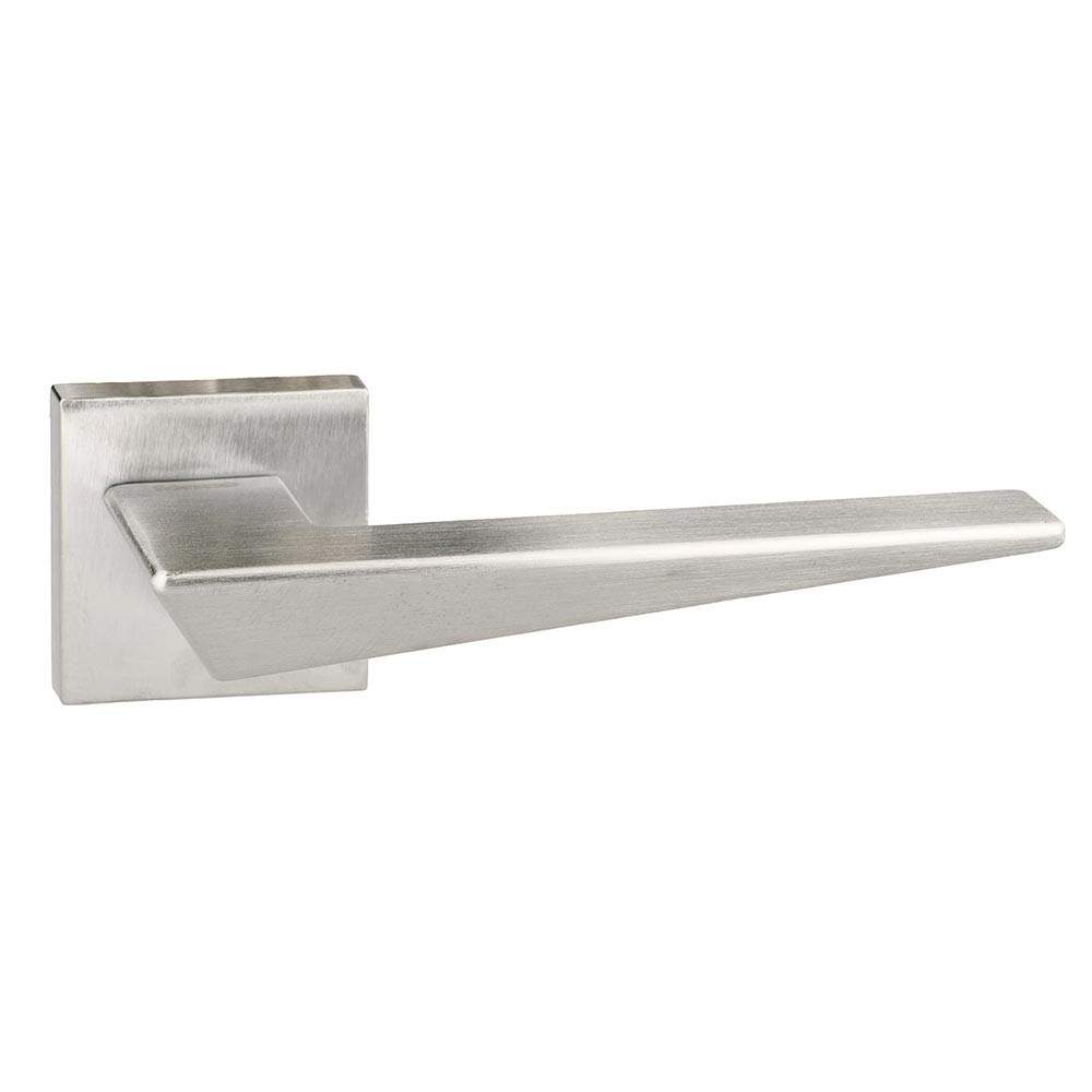 Atlantic Forme Naxos Designer Lever on Minimal Square Rose - Satin Chrome Atlantic UK FMS215SC Price Comparisons | Compare The Build