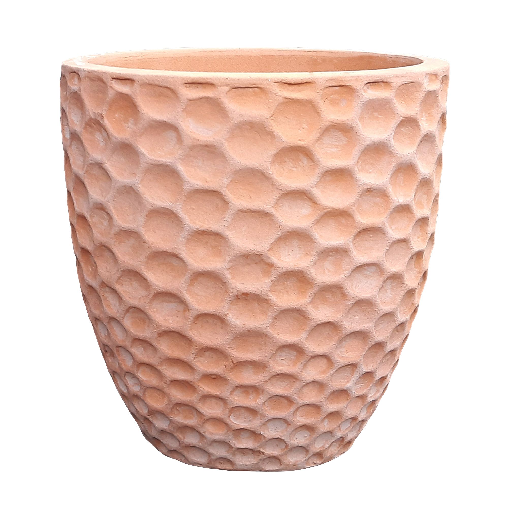 Verve Gudenå Natural Terracotta Honeycomb Round Plant Pot (Dia)42Cm Price Comparisons | Compare The Build